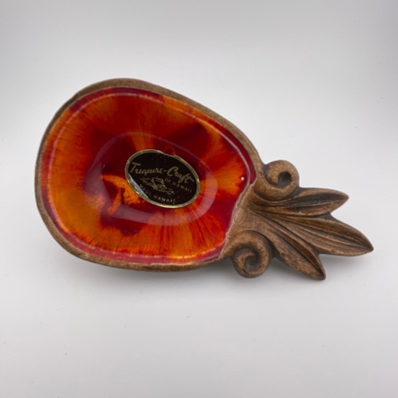 Vintage Pineapple Trinket Bowl Treasure-Craft of Hawaii - Picture 2 of 6